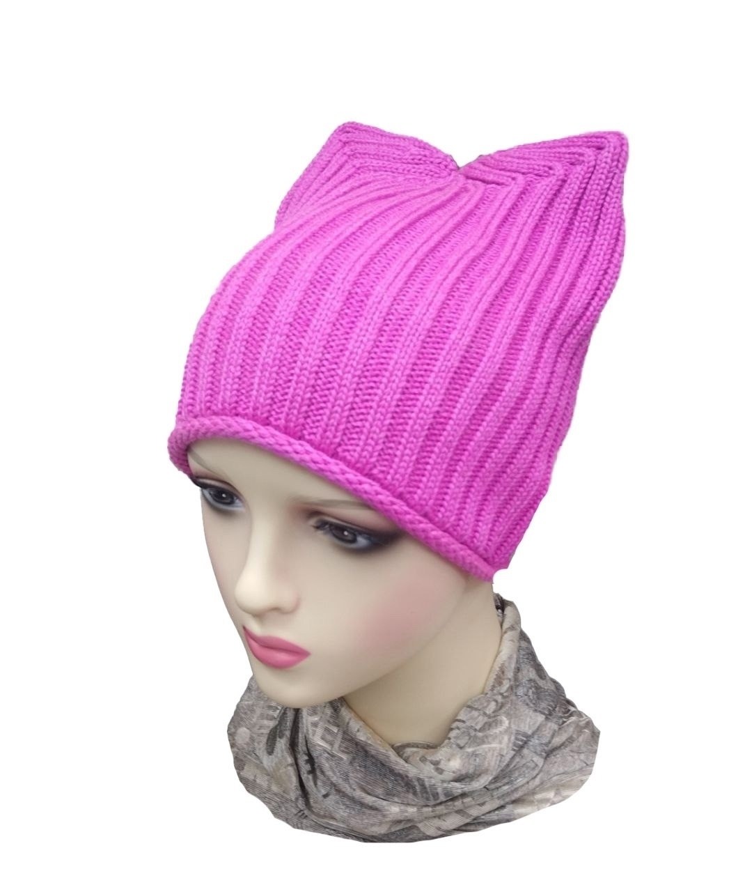 шапка с кошачьими ушками,шапка с ушками,вязаная шапка с ушками,вязаная шапка с кошачьими ушками,шапка вязаная с ушками женская