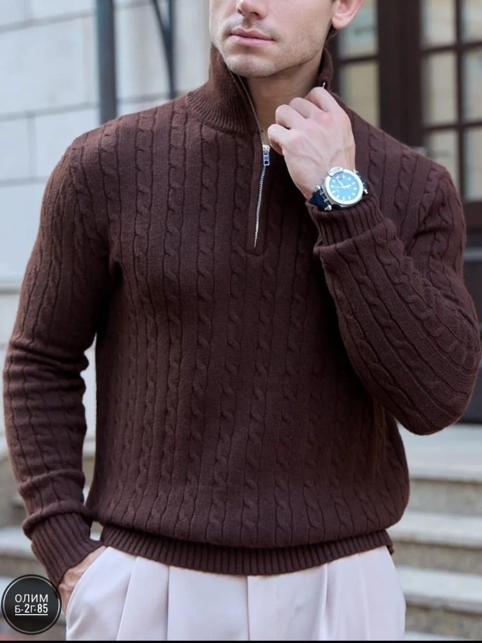 мужской джемпер свитер,свитеры мужские,свитер с воротником,мужские вязаные свитера,свитер на молнии с воротником