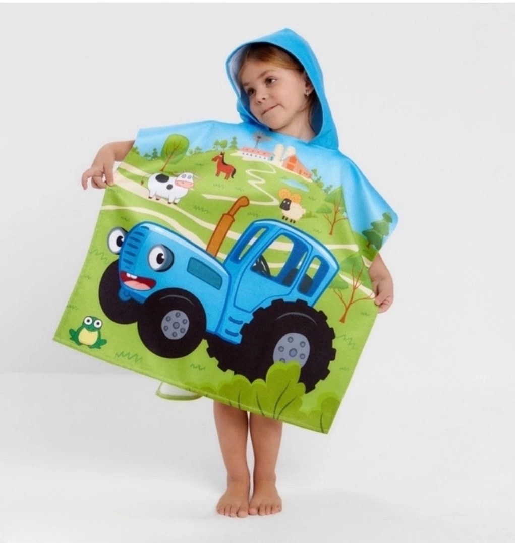 полотенце пончо щенячий патруль,детские полотенца пончо,полотенце пончо с капюшоном,детские полотенца,полотенце пончо