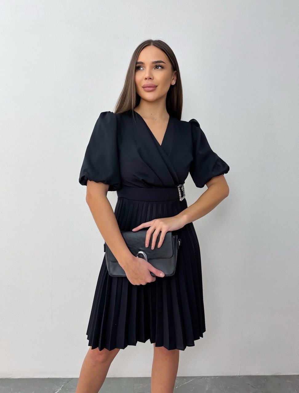 платье женская,платье,плиссированное платье,платье креп,повседневные платья