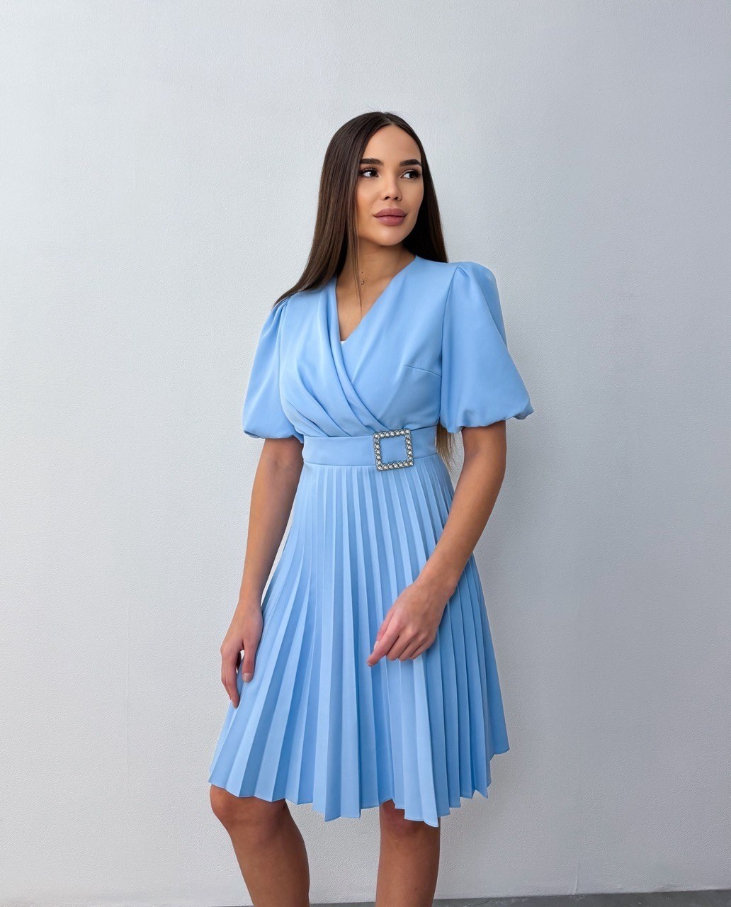 платье женская,платье,плиссированное платье,платье креп,повседневные платья