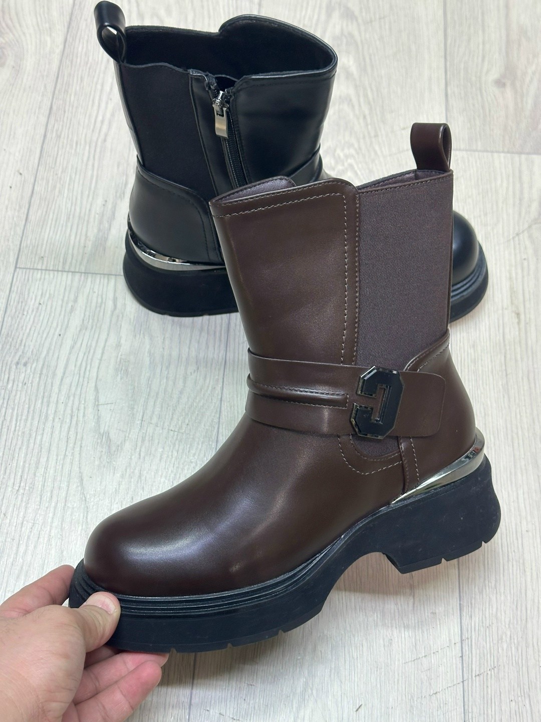 ,женские ботинки,полусапоги, женская,женская  зимняя