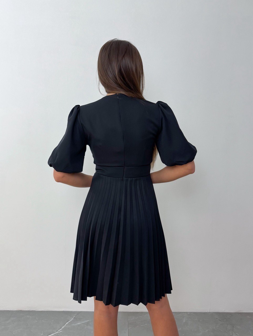 платье женская,платье,плиссированное платье,платье креп,повседневные платья