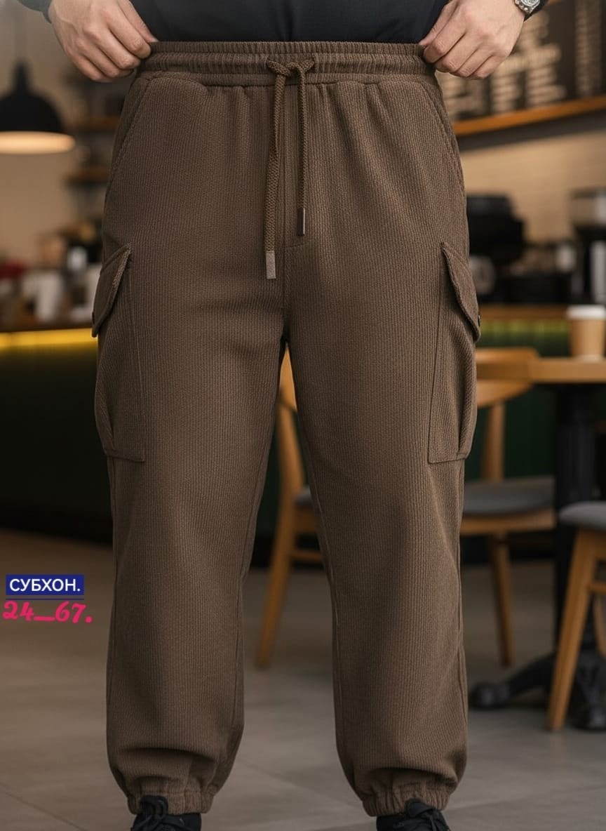 штаны на флисе,мужские брюки карго,джоггеры мужские,джоггеры вельветовые,брюки для мужчин