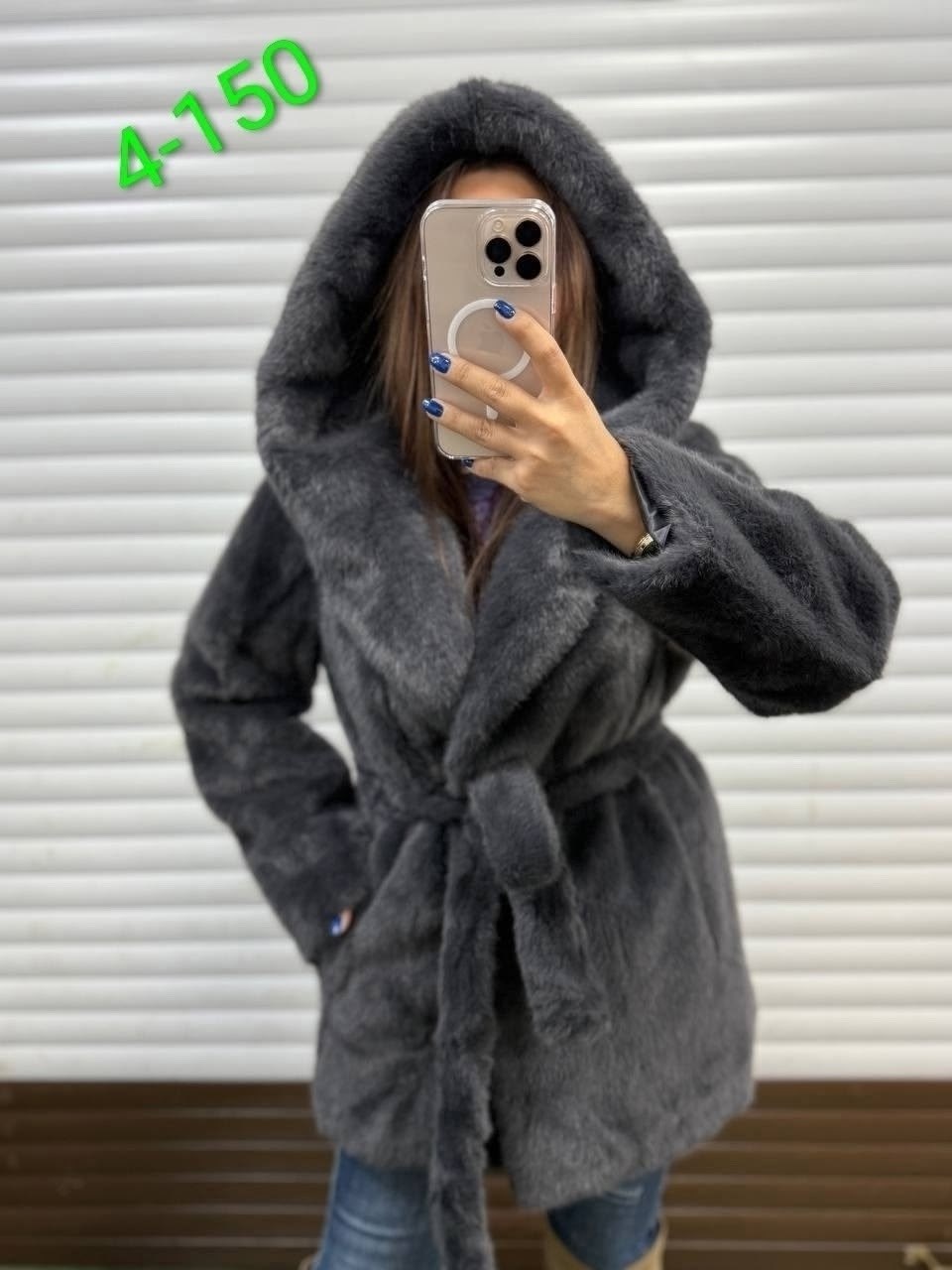 шуба искусственная под норку с капюшоном,шуба с капюшоном,норковая шуба с капюшоном,норковая шуба,черная шуба