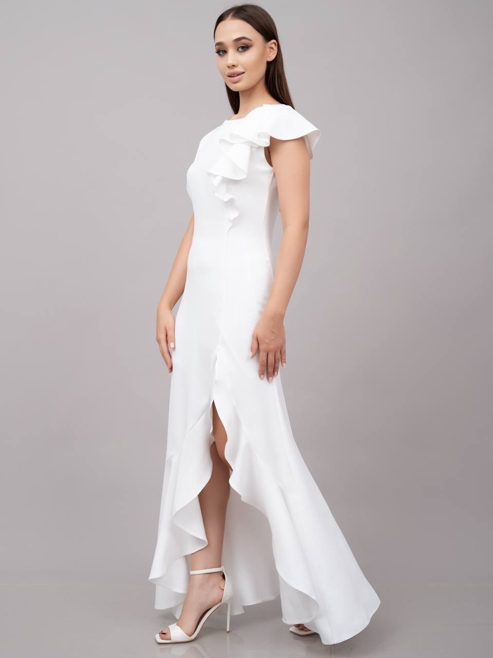 платье креп,элегантное платье,платье стиль,свадебное платье стильное,длинное платье