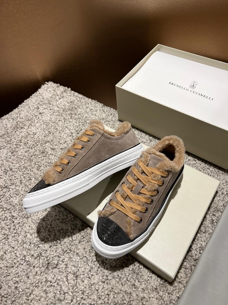 ,кеды brunello cucinelli,кеды на меху,женские кроссовки,кеды брендовые