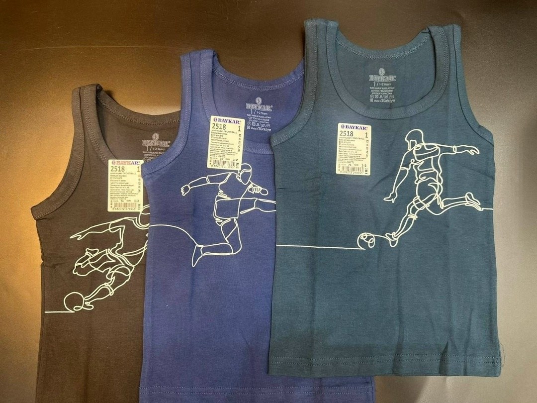 майка baykar для мальчиков,комплект маек baykar,комплект маек baykar для мальчиков,майка для мальчиков байкар 2156,майка baykar