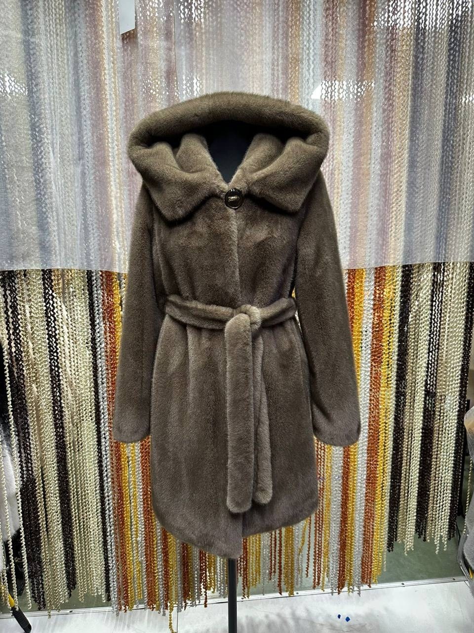 стильное пальто,пальто с капюшоном женское,женское кашемировое пальто с капюшоном,пальто меховое,пальто с капюшоном