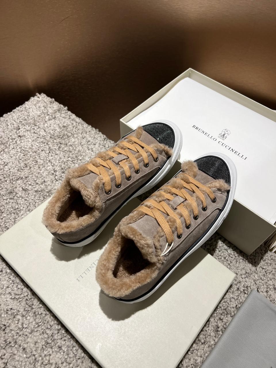 ,кеды brunello cucinelli,кеды на меху,женские кроссовки,кеды брендовые