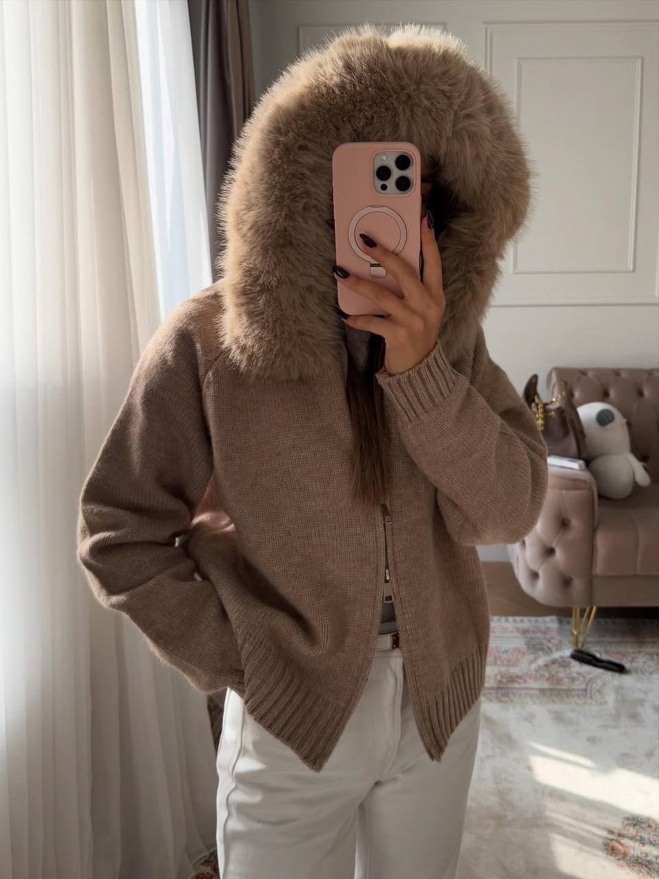 женский вязаный кардиган с капюшоном,вязаный кардиган с капюшоном,вязаная куртка,свитера с капюшоном,вязаные кардиганы