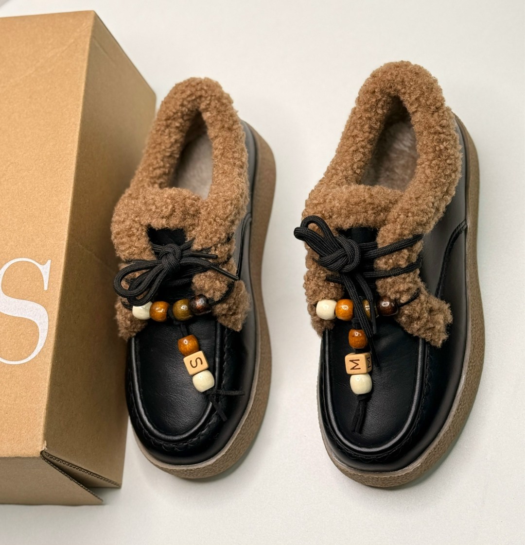 ,женская ,лоферы на меху,зимняя женская ,меховые лоферы