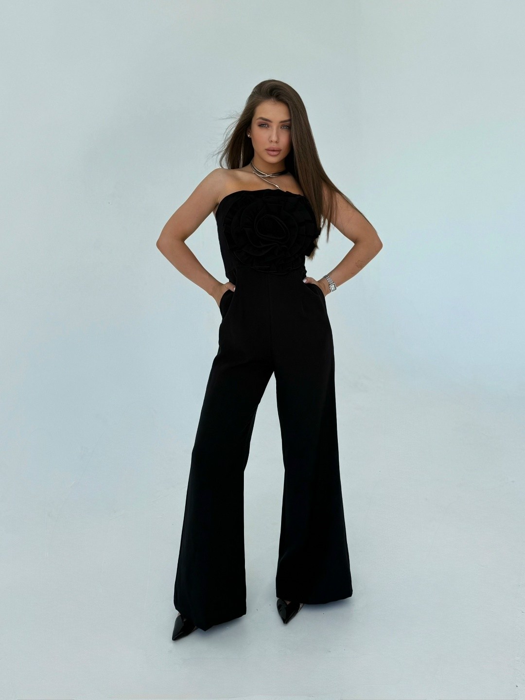 вечерние комбинезоны,женские комбинезоны,чёрный комбинезон,брючный комбинезон,комбинезон женский вечерний