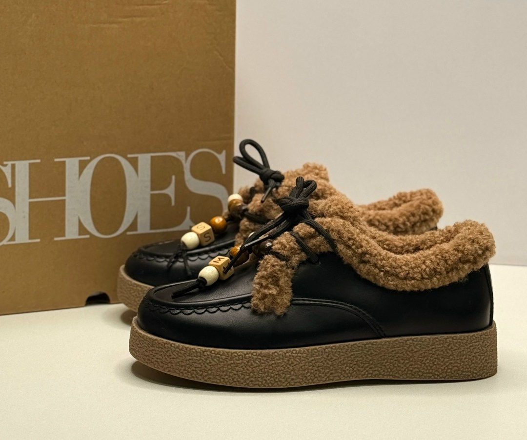 ,женская ,лоферы на меху,зимняя женская ,меховые лоферы