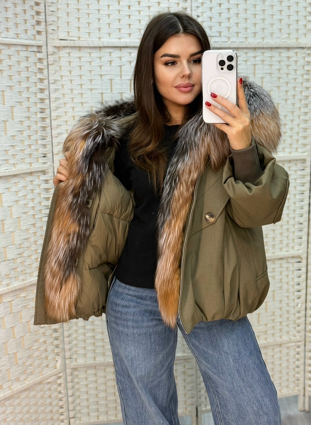 парка с мехом,парка женская с натуральным мехом,пуховики с мехом,меховая парка,стильная куртка