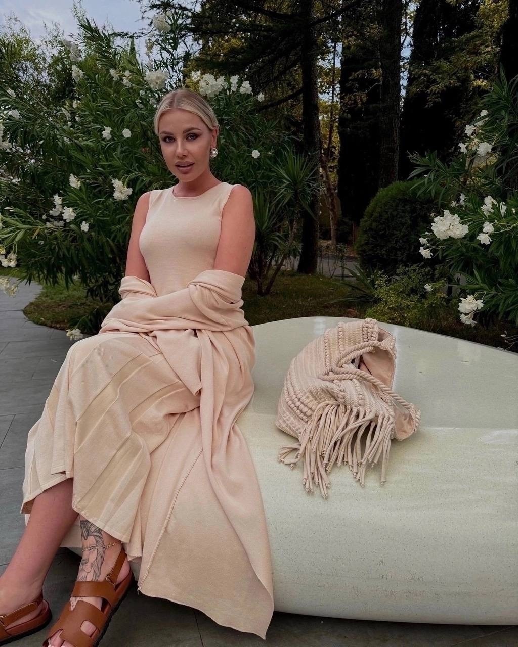 платье накидка,элегантные наряды,платье лапша с кардиганом,трикотажное платье,костюм платье с кардиганом