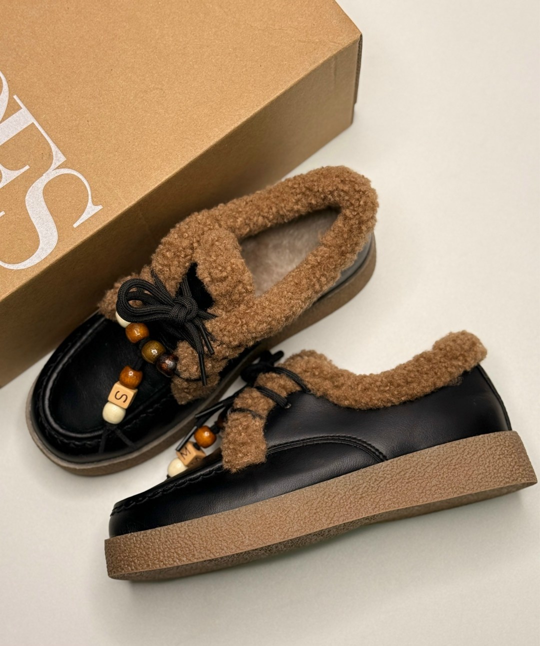 ,женская ,лоферы на меху,зимняя женская ,меховые лоферы