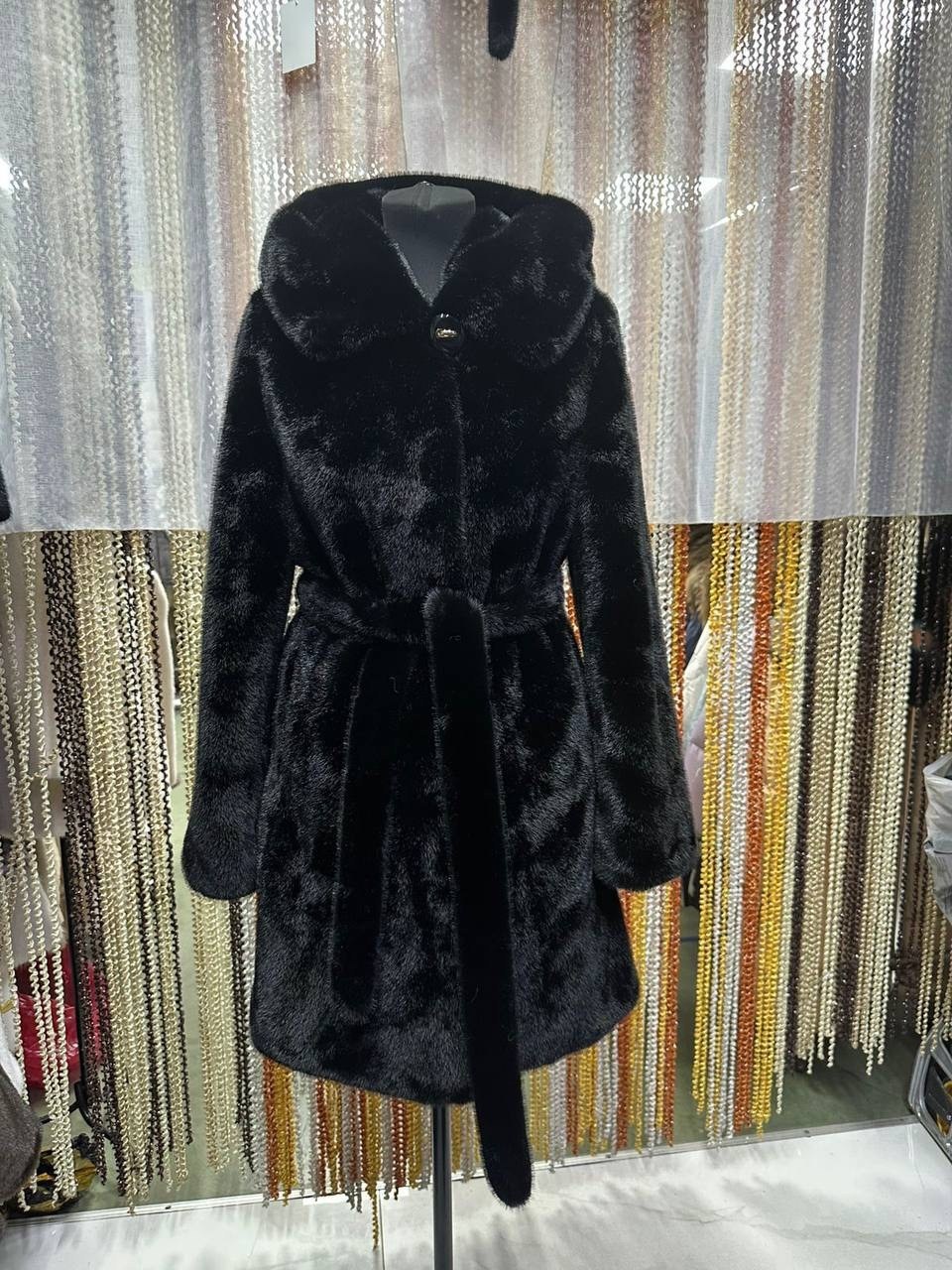 стильное пальто,пальто с капюшоном женское,женское кашемировое пальто с капюшоном,пальто меховое,пальто с капюшоном