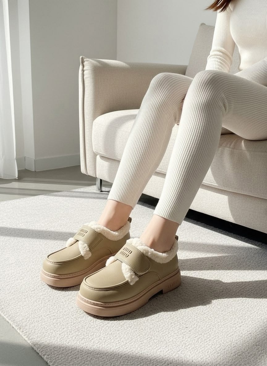 , женская,женские лоферы,повседневная ,лоферы с мехам