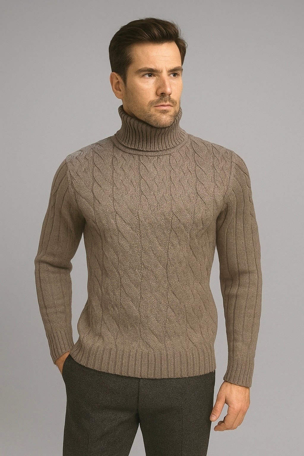мужские вязаные свитера,свитер с горлом,мужской свитер с горлом,свитера мужская,свитер мужской белый
