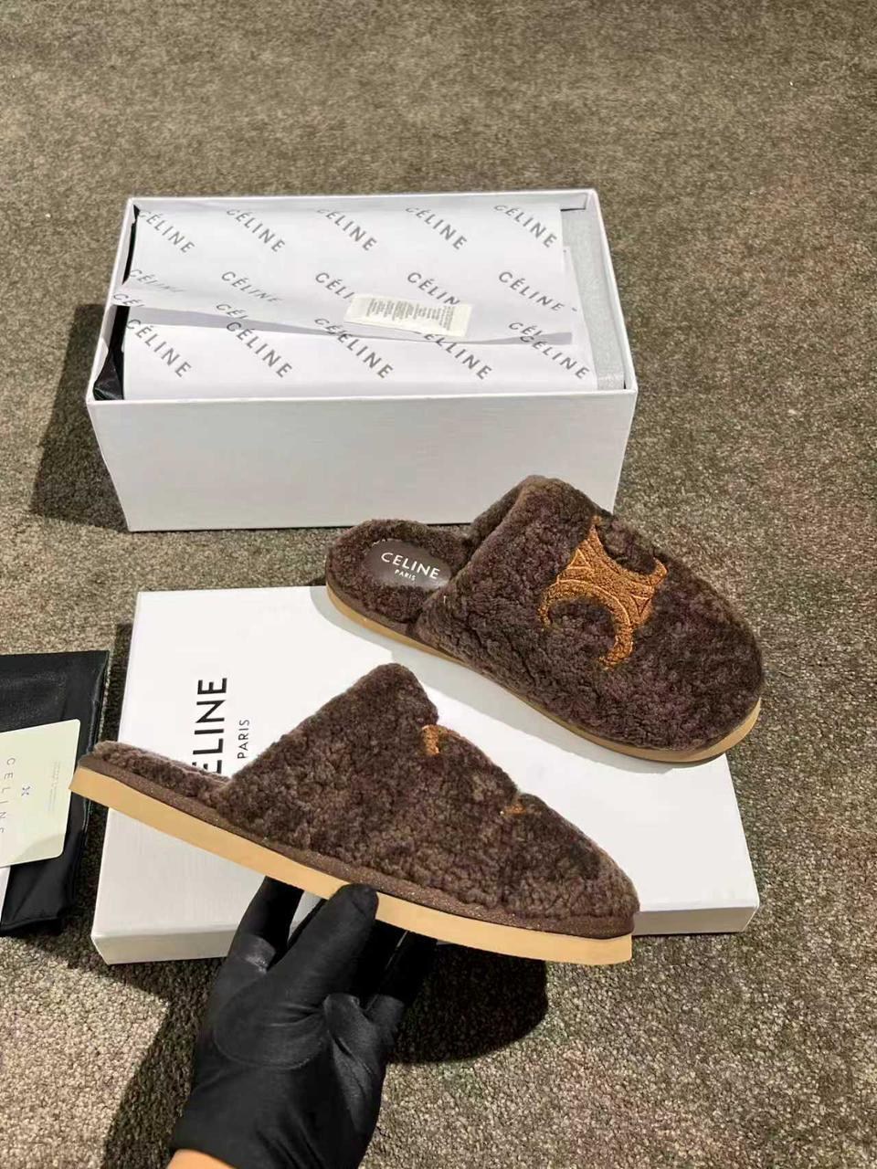 ,тапочки женские,тапочки celine,тапочки модные,женские домашние тапочки