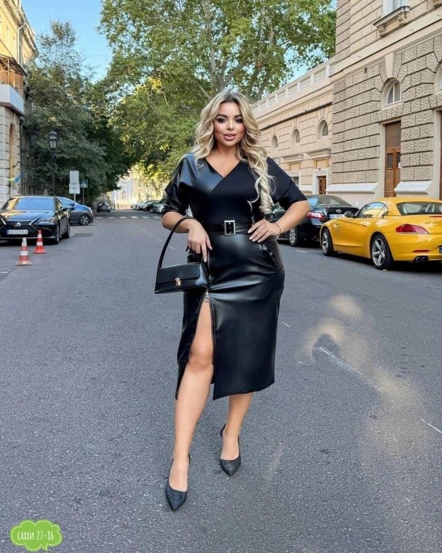 женское платье больших размеров,платье из экокожи,платье большие размеры,платье женская,платье для полных