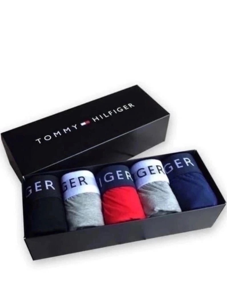 набор трусов томми хилфигер 5 шт в,комплект трусов мужских,комплект трусов боксеры tommy hilfiger,набор мужских трусов,нижнее белье подарочный набор
