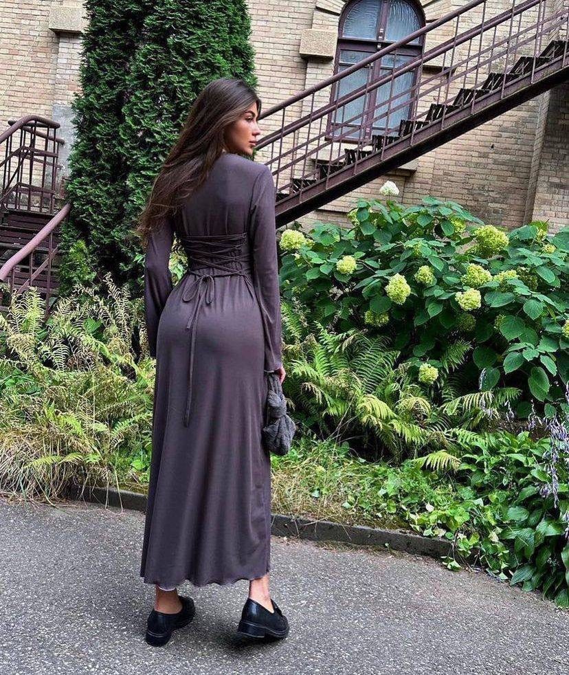 длинное платье,длинное платье лапша,длинное платье с рукавами,платье макси,платье лапша черное