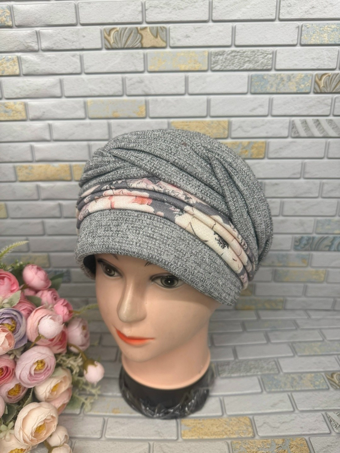 женская шапка,шапка для женщин,тюрбан женский,шапка платок,чалма женская