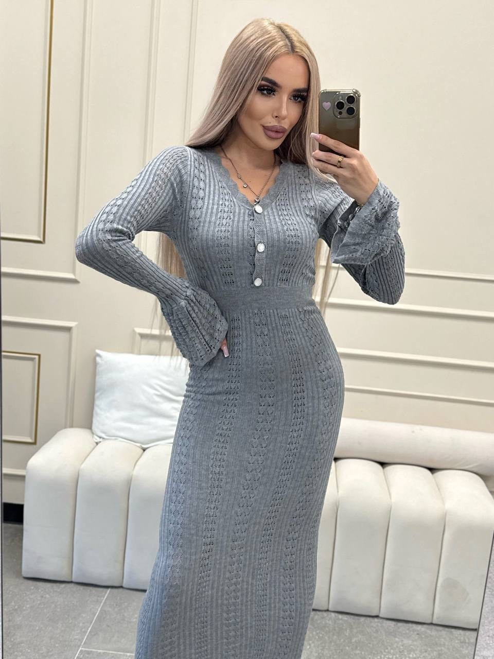 вязаные платья,платье серое трикотажное,трикотажное платье лапша,трикотажное платье,платье женское вязаное