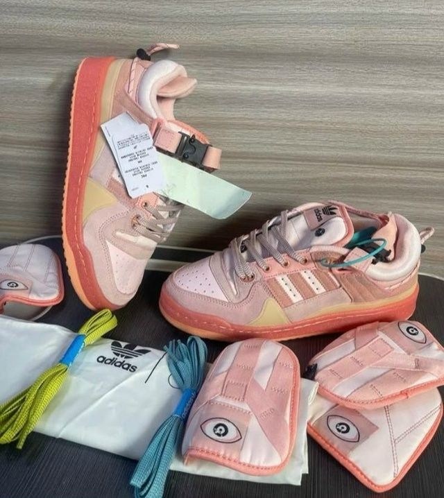 adidas forum low bad bunny pink,кроссовки adidas,,adidas bad bunny forum розовые,розовый adidas