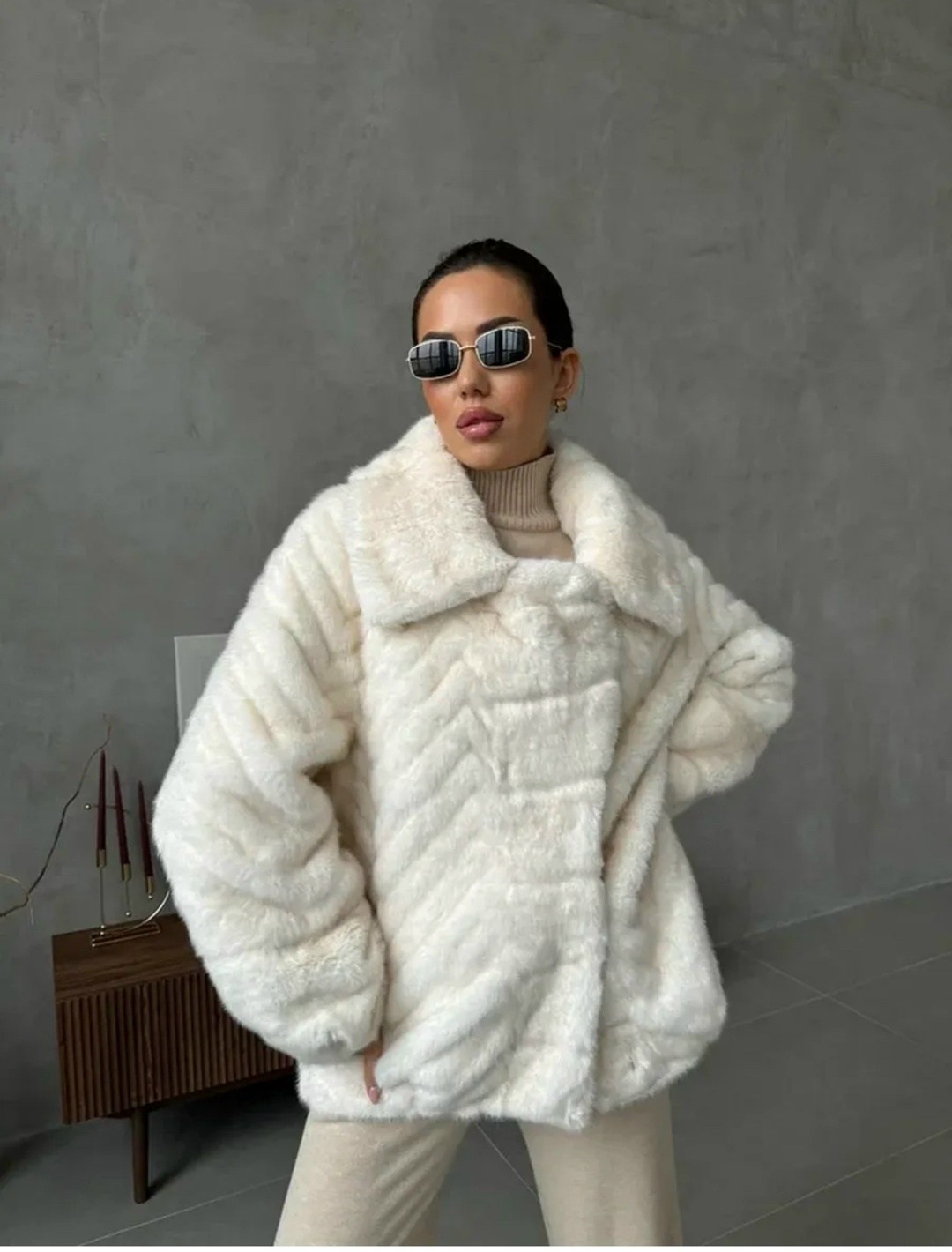 шуба женская,шуба из экомеха,шубка,полушубок из норки,норковая шуба