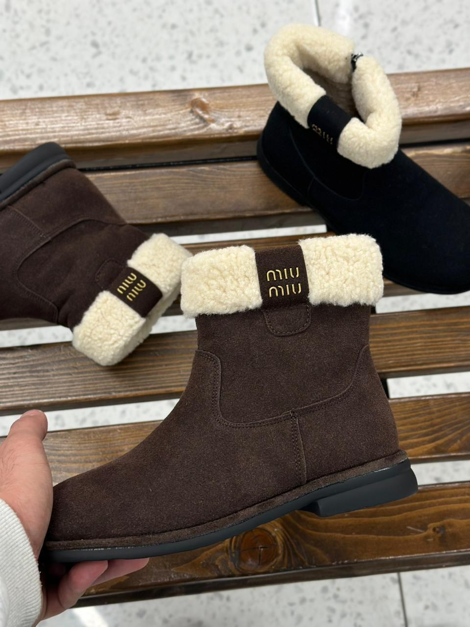 зимняя  женская,,ботинки зимние женские,ботинки женские,ботинки miu miu