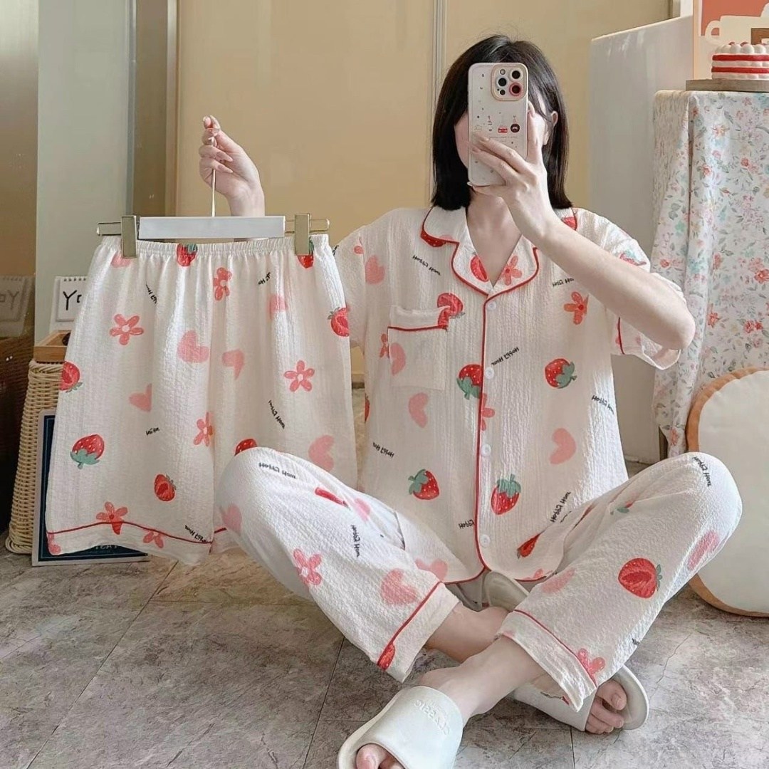 комплект женской пижамы,пижамы женски,пижама женская тройка,женский пижама,свободные пижамы для девушек