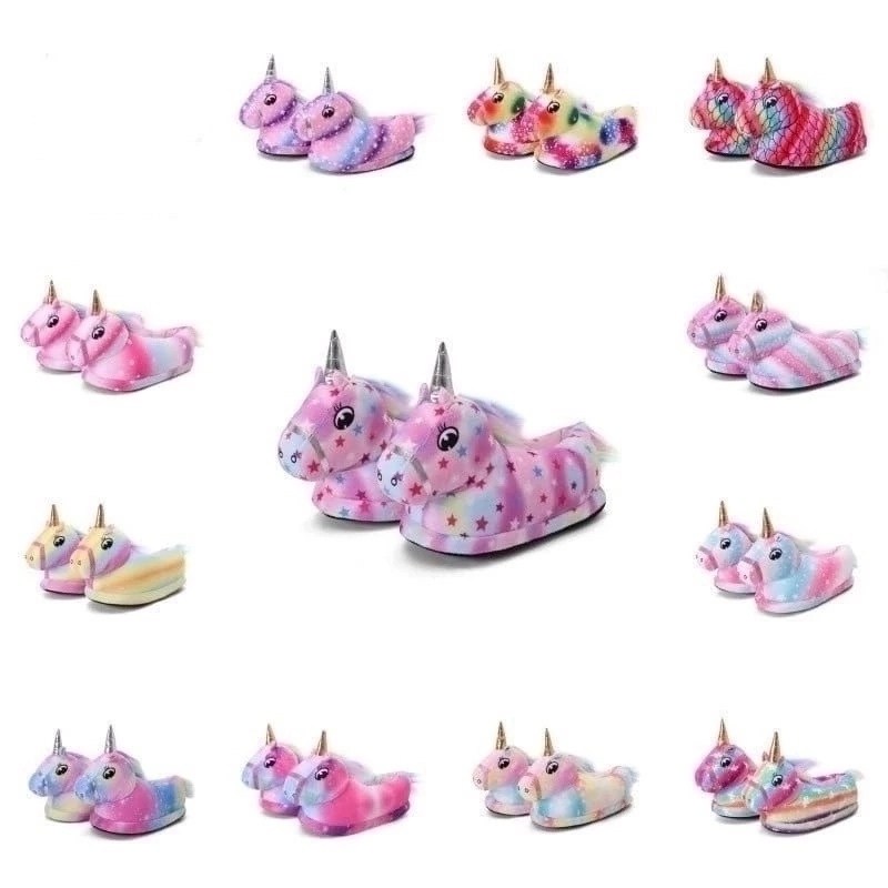 тапочки кигуруми единорог,домашние тапочки детские,,тапочки единорожки детские,домашние тапочки