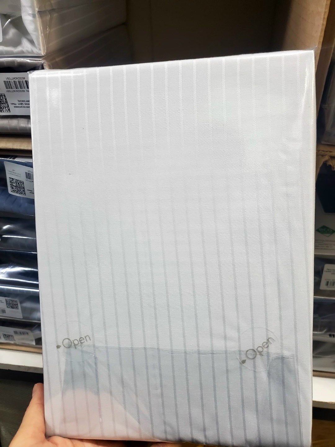 страйп сатин,простынь на резинке 160 х 200,простыни на резинке,пододеяльник,постельное белье страйп сатин