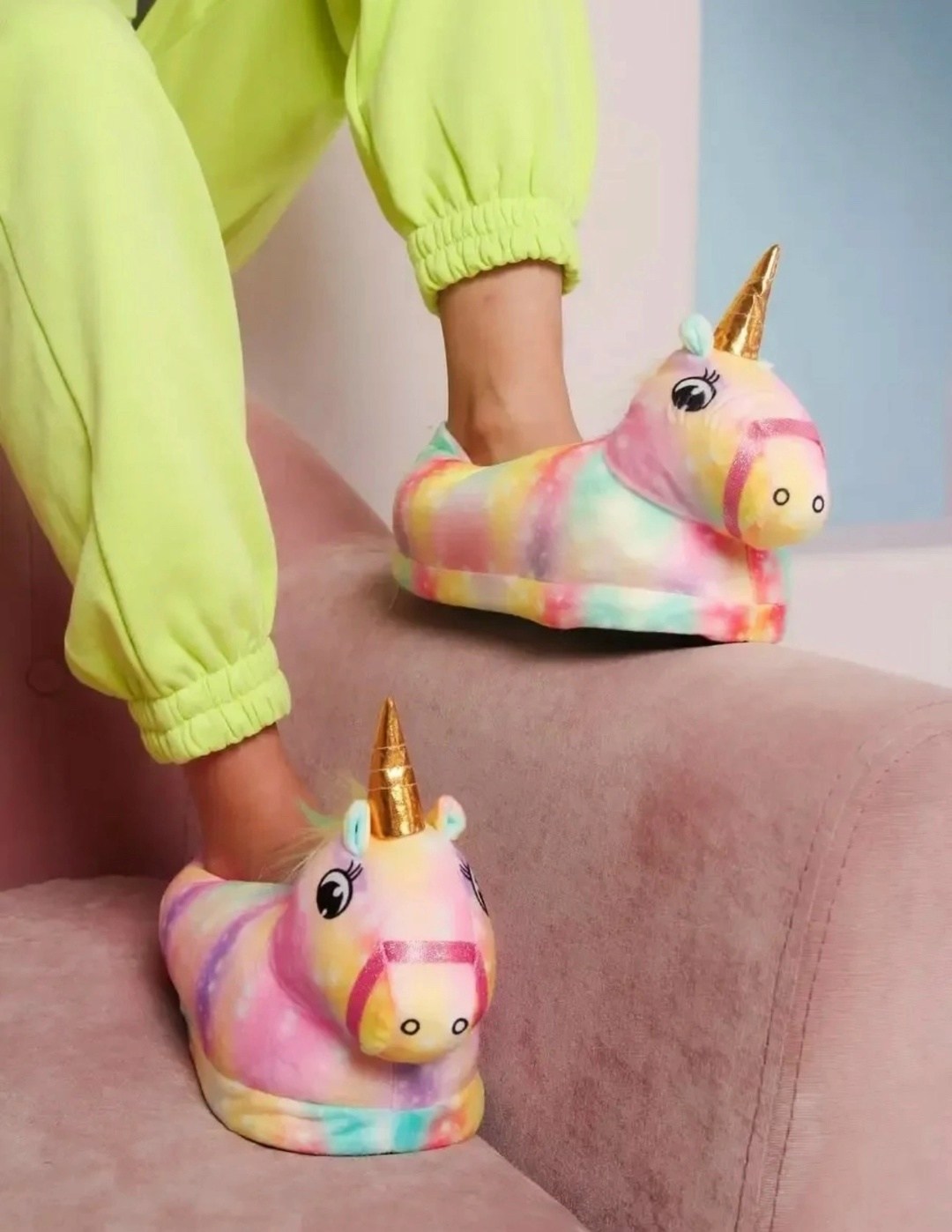 тапочки кигуруми единорог,домашние тапочки детские,,тапочки единорожки детские,домашние тапочки