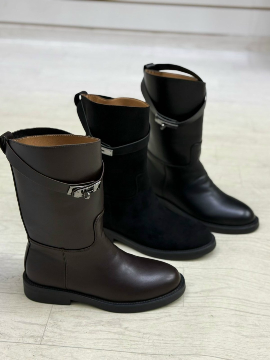 ,сапоги гермес коричневые,женские сапоги,сапоги модные,сапоги демисезонные женские