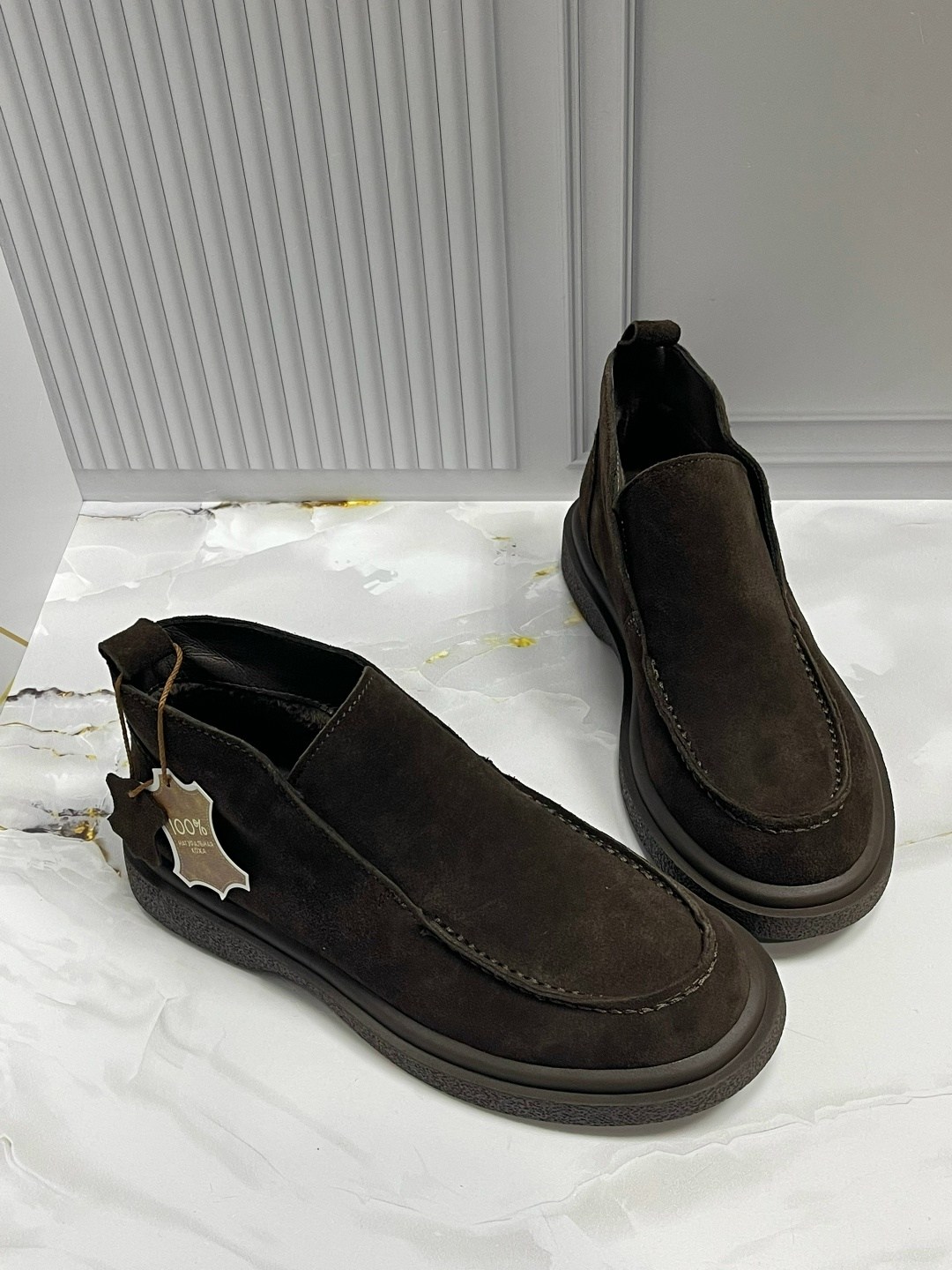 ,лоферы мужские замшевые loro piana,лоферы мужские,замшевые ботинки,ботинки на меху