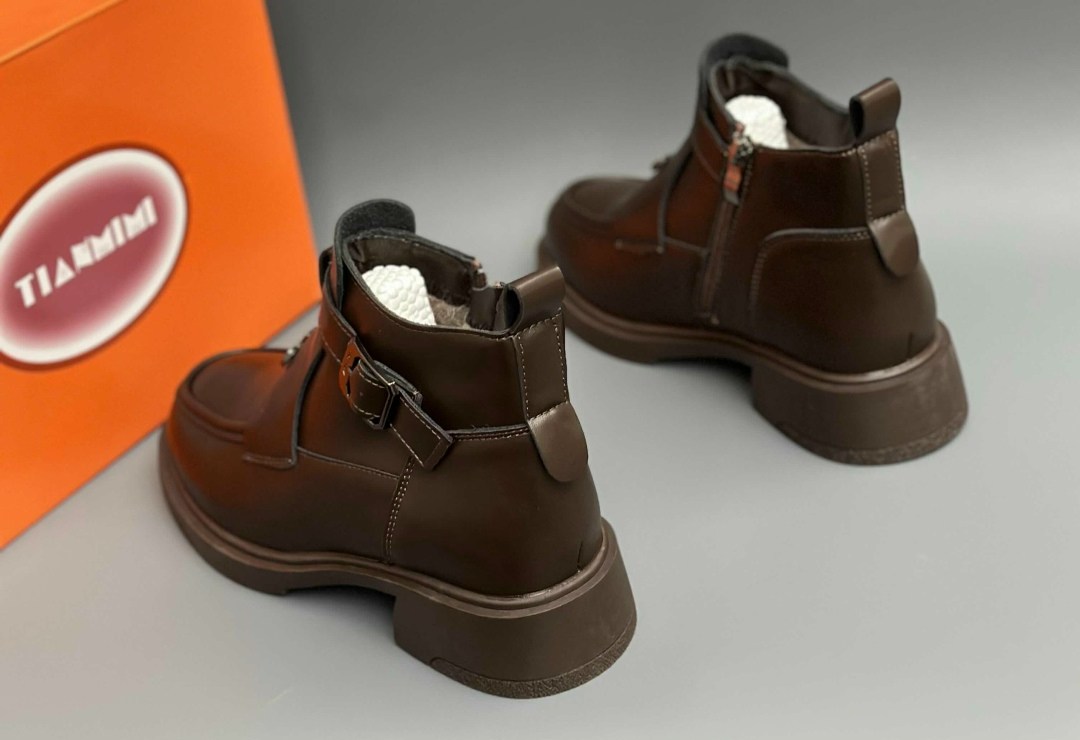 женские ботинки,,кожаные ботинки,модные ботинки, повседневные