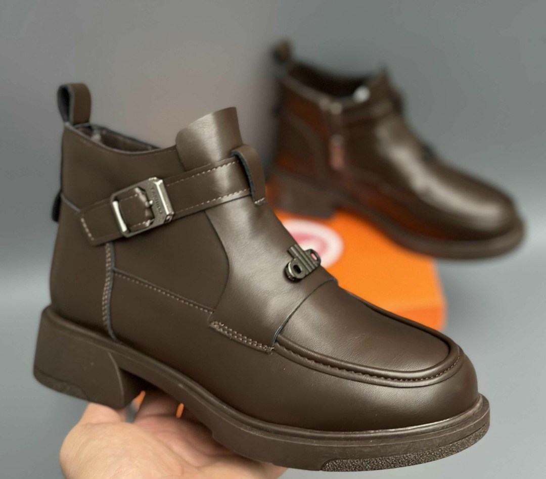 женские ботинки,,кожаные ботинки,модные ботинки, повседневные