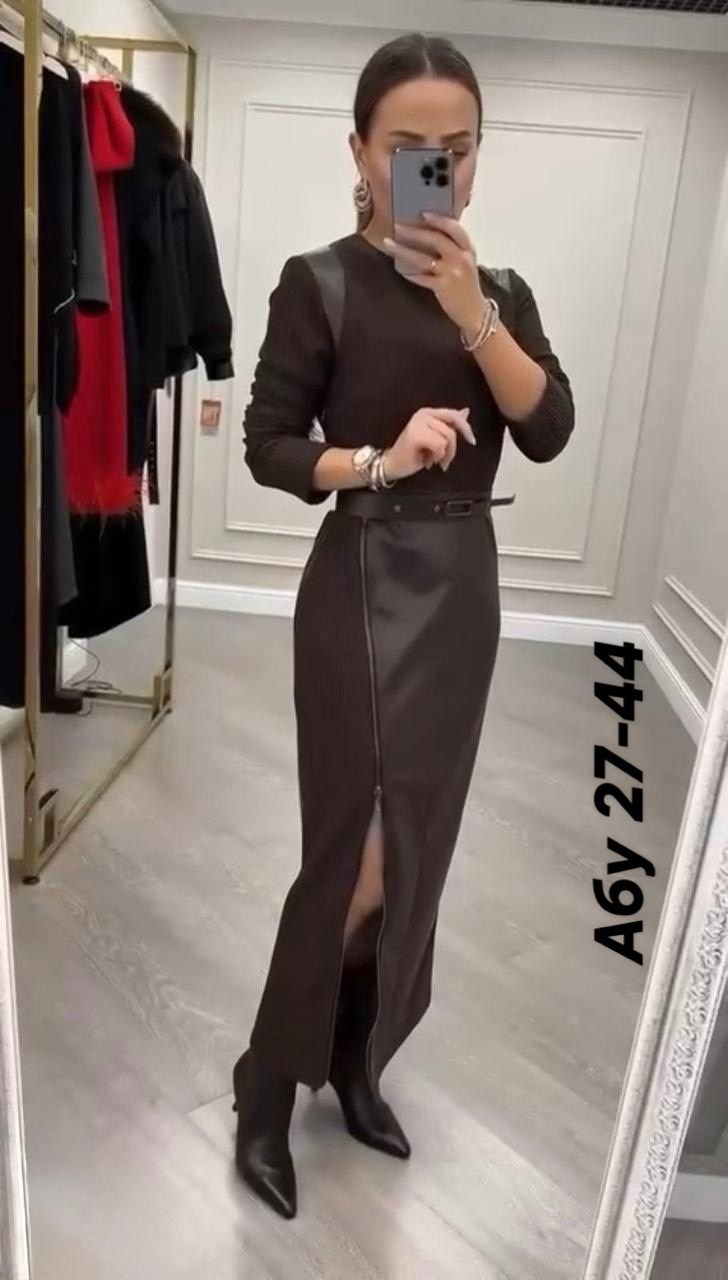 длинная кожаная юбка,юбка из экокожи длинная,юбка из экокожи,элегантное платье,платье женская