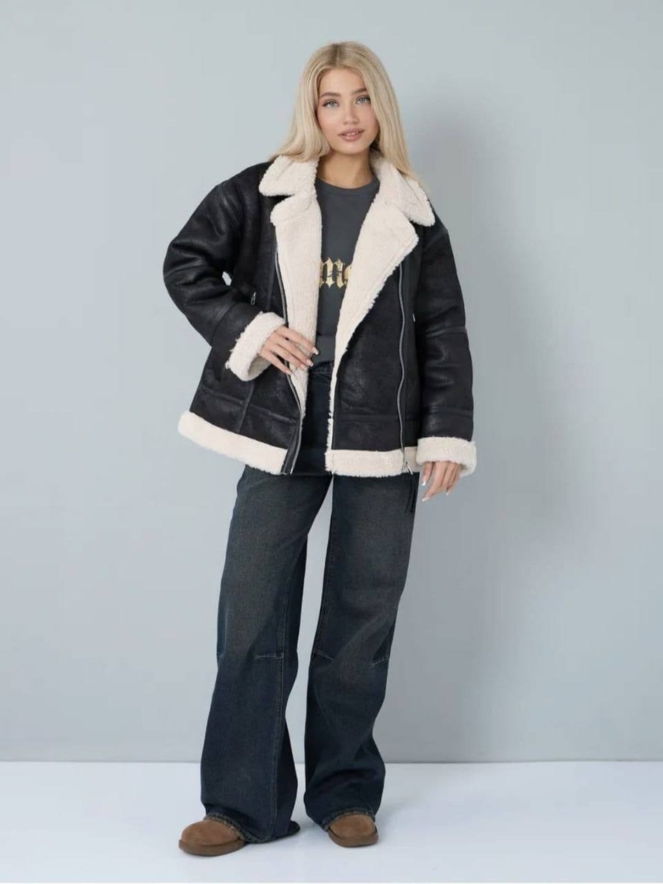 белая дубленка,дубленка короткая,женская дублёнка,дубленка женская авиатор,дубленка искусственная женская