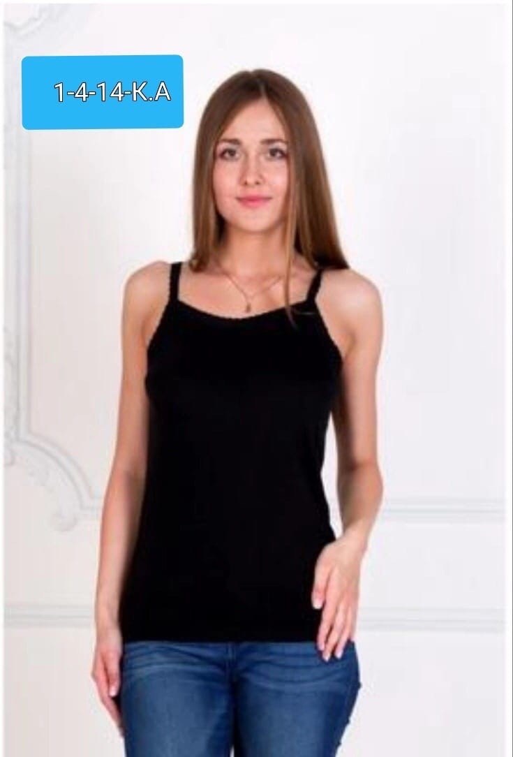 майка женская,черная майка женская,майка женская узбекистан,майка топ женская,майка на бретельках женская