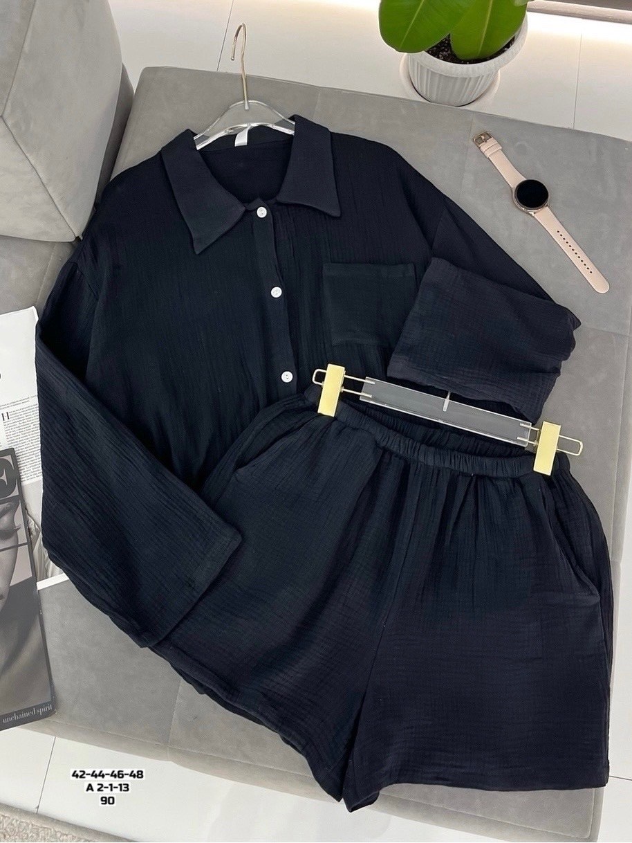 стильные костюмы,повседневный костюм,женские костюмы,летний костюм с шортами и рубашкой,костюм двойка