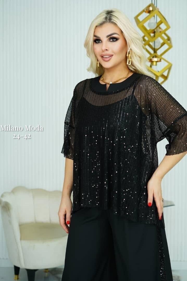 блуза нарядная,нарядный брючный костюм,костюмы брючные,блуза вечерняя,блузка с пайетками
