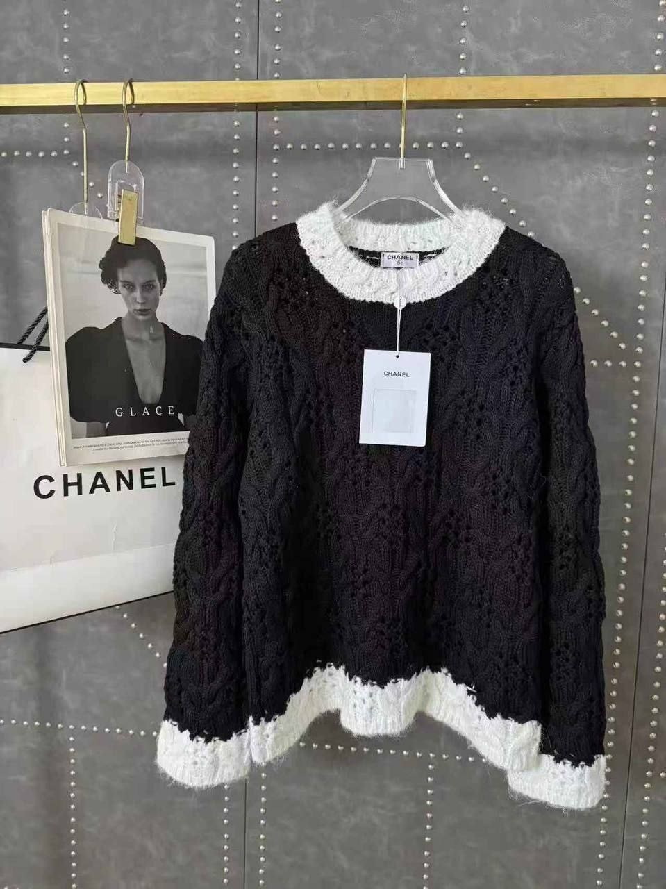 свитер chanel,свитера женские,свитеры модные,женская кофта,вязаные джемпера