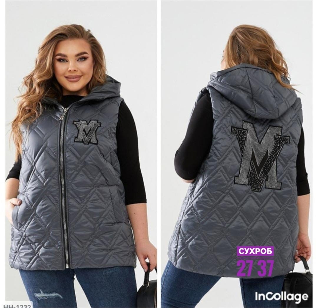 жилетка на синтепоне,жилет на синтепоне,жилетка демисезонная женская,женская жилетка больших размеров,женская жилетка
