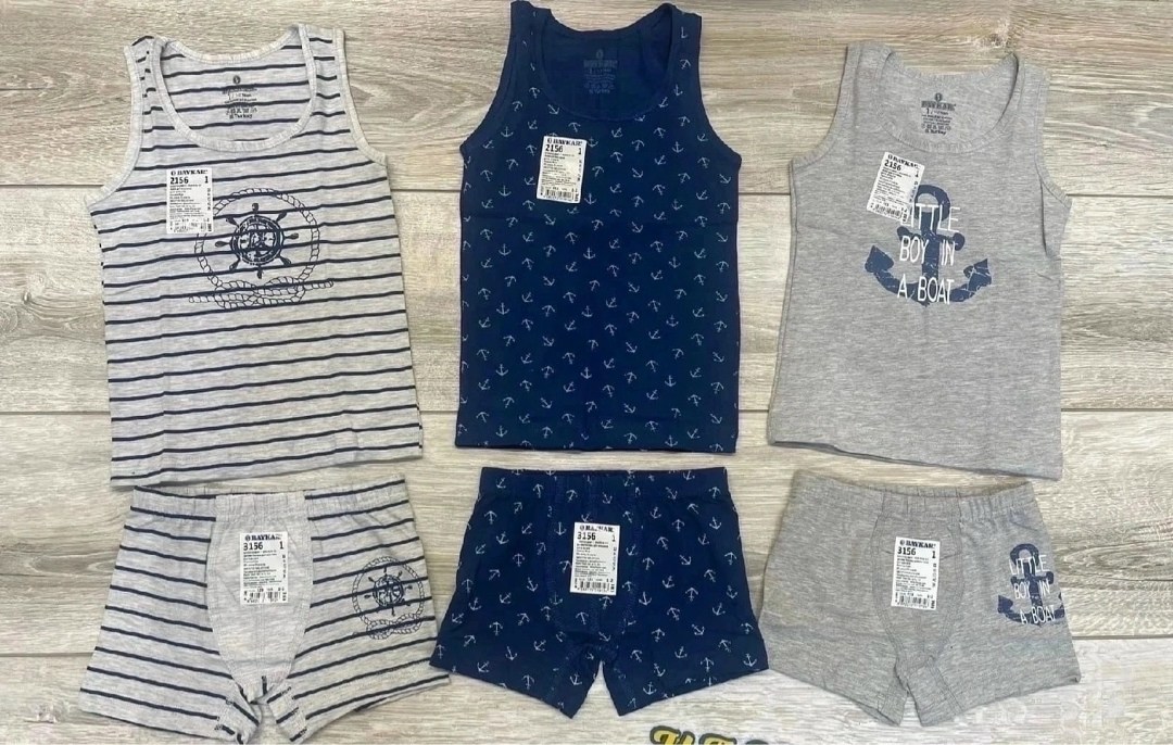комплект майка и трусы для мальчика 164-170,комплект боксеры + майка байкар,майка baykar для мальчиков,комплект маек baykar,майка байкар для мальчика