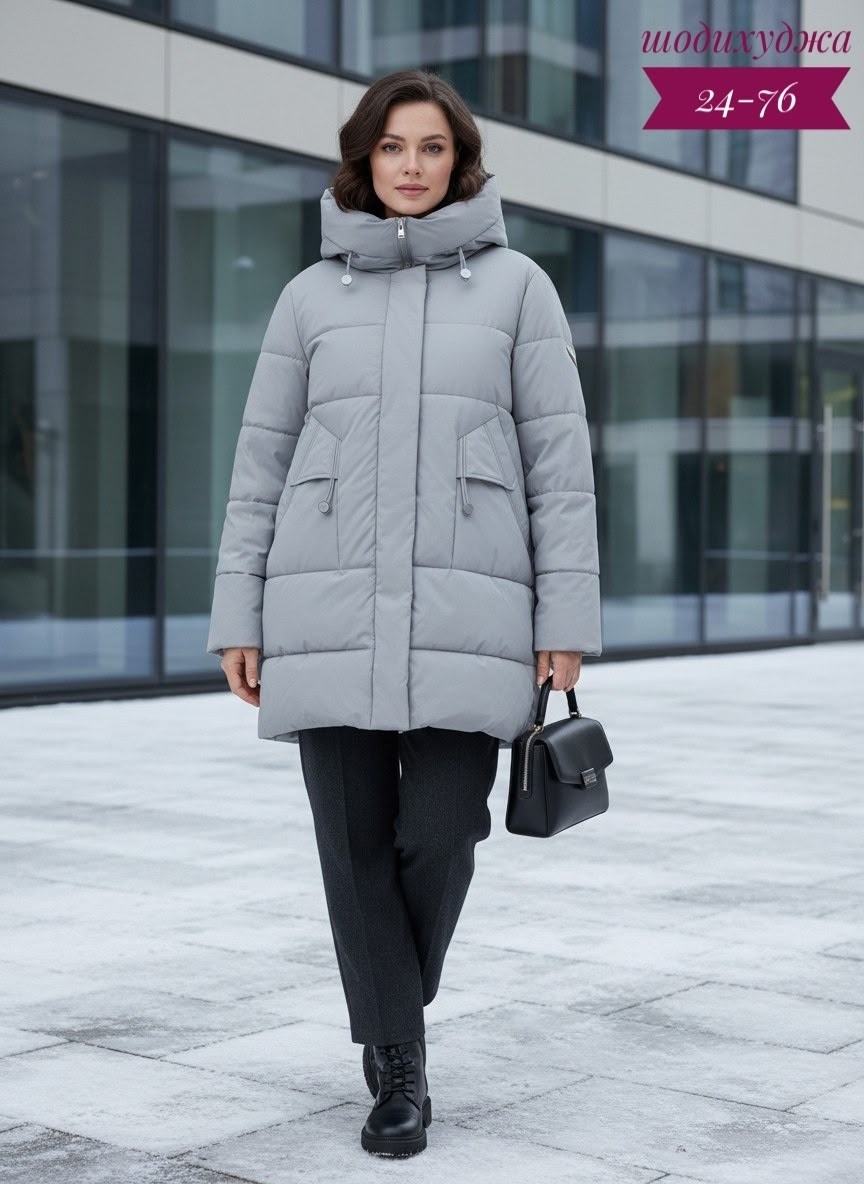 куртка зимняя большие размеры пуховик kimstyle,куртка женская зимняя,зимние куртки,женские пуховики,луиссанте пуховики